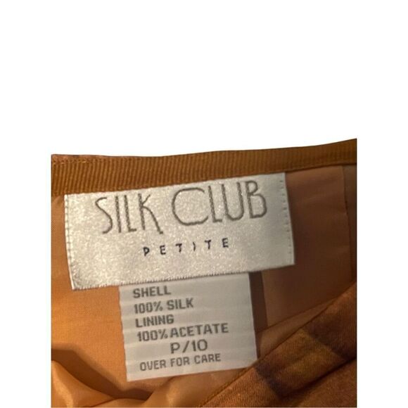 Vintage 100% Silk Cheetah and Jaguar Desert Print Sequin Mini Skirt Size 10 Peti - Picture 2 of 7